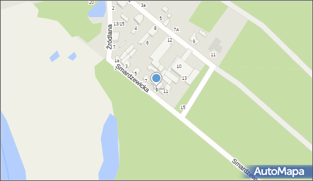 Tomaszów Mazowiecki, Smardzewicka, 9, mapa Tomaszów Mazowiecki