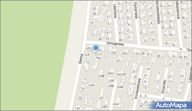 Tomaszów Mazowiecki, Smugowa, 115, mapa Tomaszów Mazowiecki
