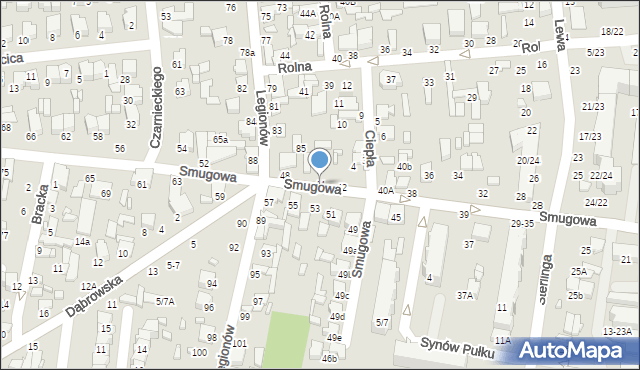 Tomaszów Mazowiecki, Smugowa, 44, mapa Tomaszów Mazowiecki