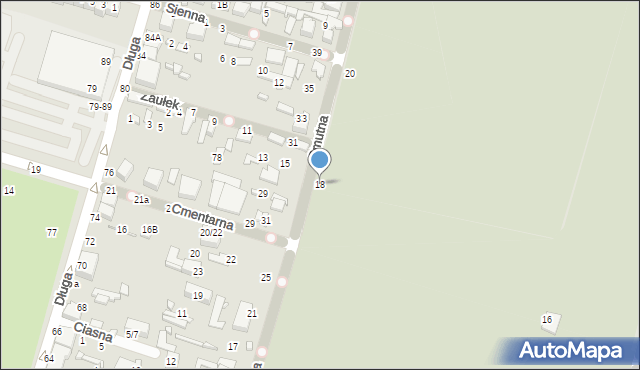 Tomaszów Mazowiecki, Smutna, 18, mapa Tomaszów Mazowiecki