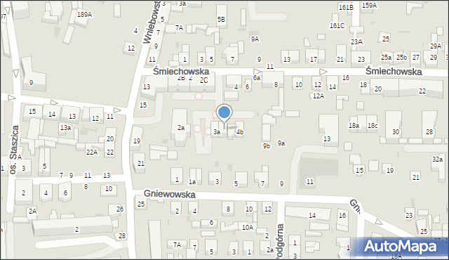 Wejherowo, Śmiechowska, 4e, mapa Wejherowo