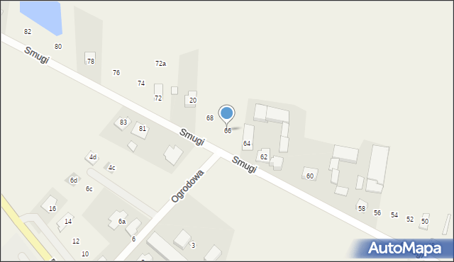 Wielka Wieś, Smugi, 66, mapa Wielka Wieś