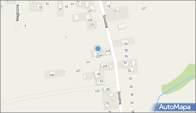 Wilczkowice, Smolna, 113, mapa Wilczkowice