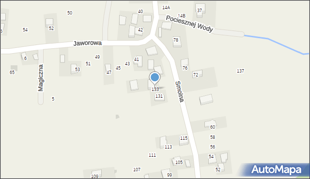 Wilczkowice, Smolna, 133, mapa Wilczkowice