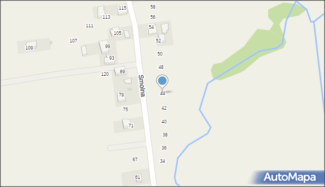 Wilczkowice, Smolna, 44, mapa Wilczkowice