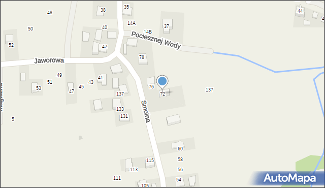 Wilczkowice, Smolna, 72, mapa Wilczkowice