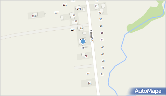 Wilczkowice, Smolna, 75, mapa Wilczkowice