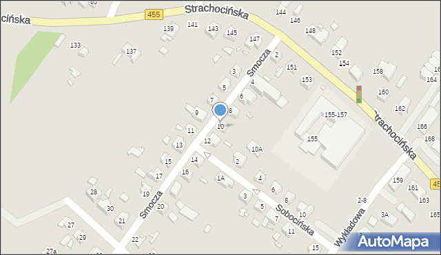 Wrocław, Smocza, 10, mapa Wrocławia