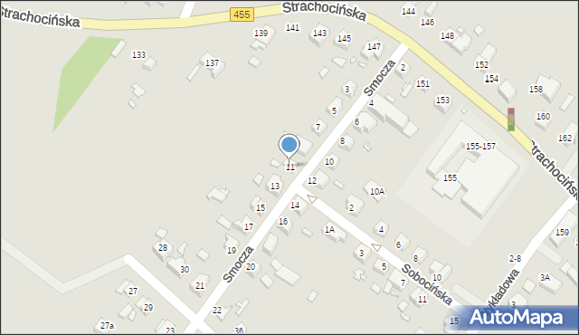 Wrocław, Smocza, 11, mapa Wrocławia