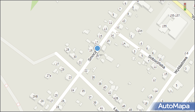 Wrocław, Smocza, 20, mapa Wrocławia