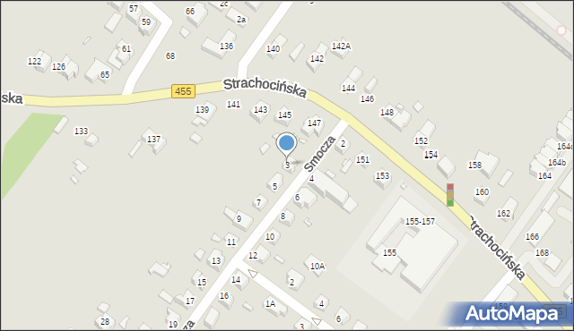 Wrocław, Smocza, 3, mapa Wrocławia