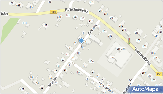 Wrocław, Smocza, 8, mapa Wrocławia