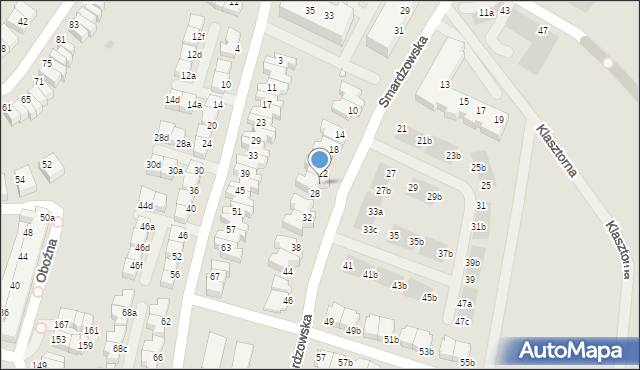 Wrocław, Smardzowska, 26, mapa Wrocławia