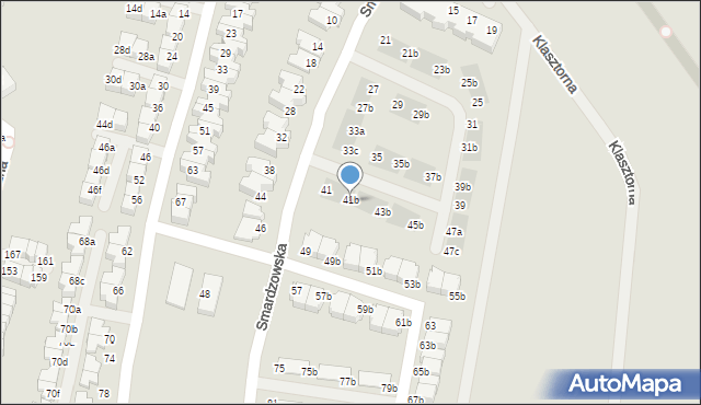Wrocław, Smardzowska, 41c, mapa Wrocławia