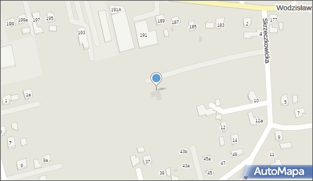 Żory, Smusza Franciszka, 17, mapa Żor