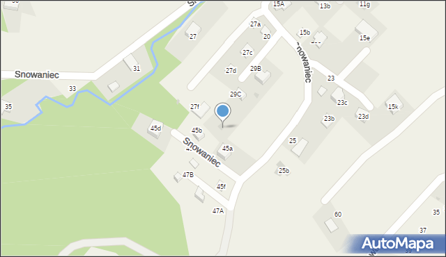 Brenna, Snowaniec, 29d, mapa Brenna