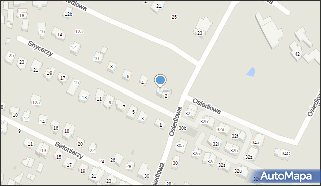 Gdańsk, Snycerzy, 2a, mapa Gdańska