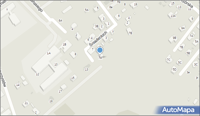 Nowy Dwór Mazowiecki, Śniadeckich, 7A, mapa Nowy Dwór Mazowiecki