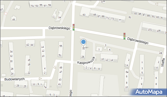 Oświęcim, Śniadeckiego Jędrzeja, 32, mapa Oświęcimia