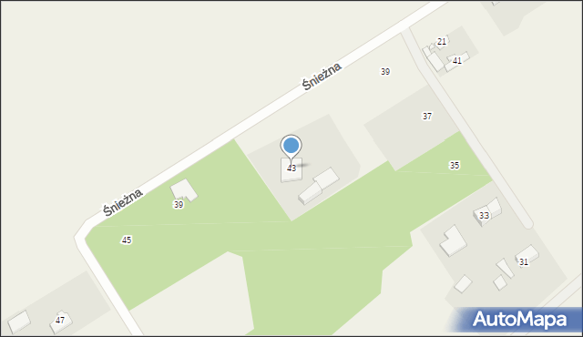 Słomczyn, Śnieżna, 43, mapa Słomczyn