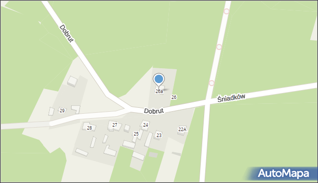 Śniadków, Śniadków, 26a, mapa Śniadków