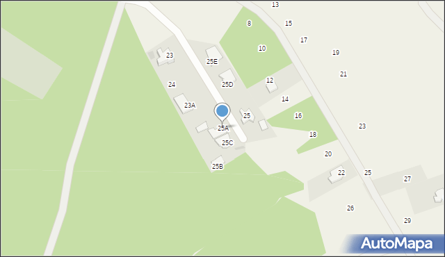 Śniadków Górny A, Śniadków Górny A, 25A, mapa Śniadków Górny A