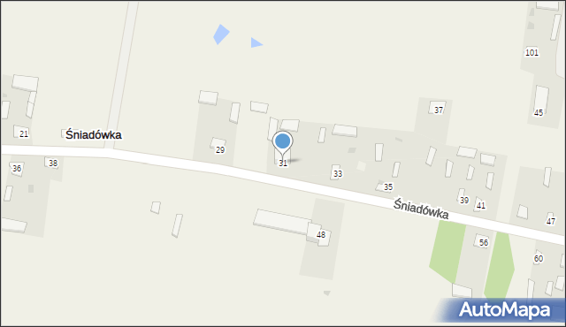 Śniadówka, Śniadówka, 31, mapa Śniadówka