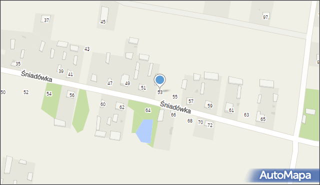 Śniadówka, Śniadówka, 53, mapa Śniadówka