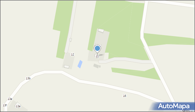 Śniadowo, Śniadowo, 11, mapa Śniadowo