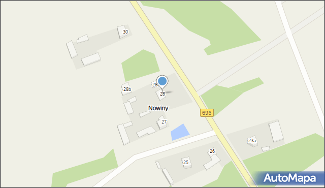 Śnice, Śnice, 28, mapa Śnice