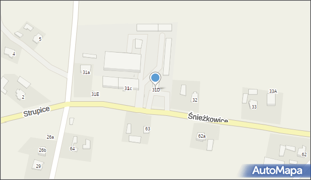 Śnieżkowice, Śnieżkowice, 31D, mapa Śnieżkowice