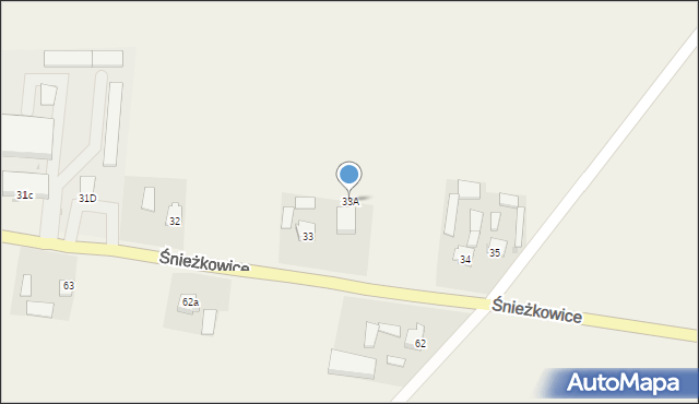 Śnieżkowice, Śnieżkowice, 33A, mapa Śnieżkowice