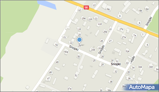 Snopki, Snopki, 23, mapa Snopki