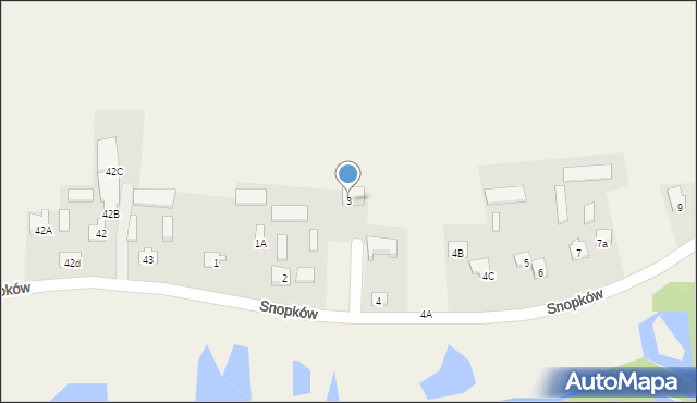 Snopków, Snopków, 3, mapa Snopków