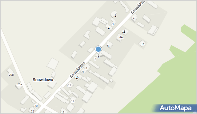 Snowidowo, Snowidowo, 6, mapa Snowidowo