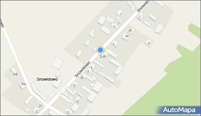 Snowidowo, Snowidowo, 7, mapa Snowidowo