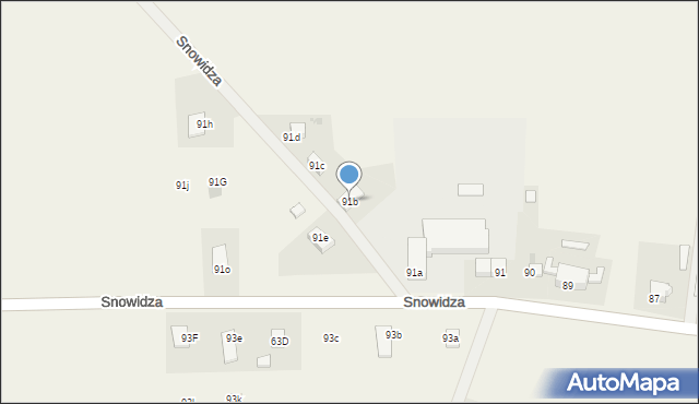 Snowidza, Snowidza, 91b, mapa Snowidza