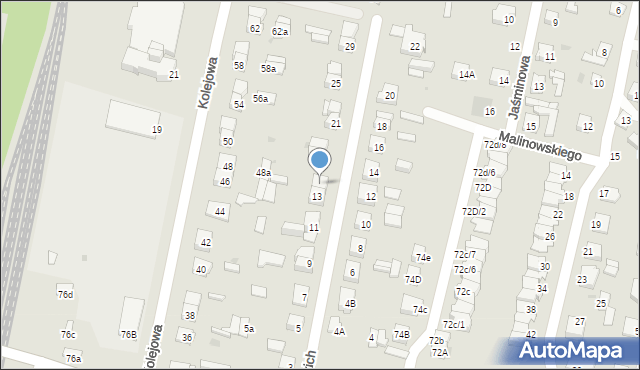 Sokołów Podlaski, Śniadeckich, 15, mapa Sokołów Podlaski