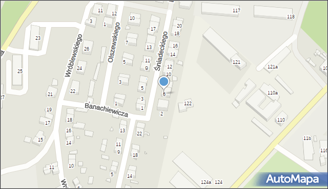 Zgorzelec, Śniadeckiego Jana, 6, mapa Zgorzelec