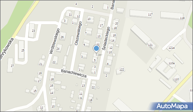 Zgorzelec, Śniadeckiego Jana, 7, mapa Zgorzelec