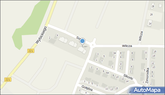 Bąkowo, Sowia, 14, mapa Bąkowo