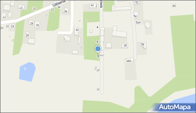 Barkowice Mokre, Sosnowa, 8, mapa Barkowice Mokre