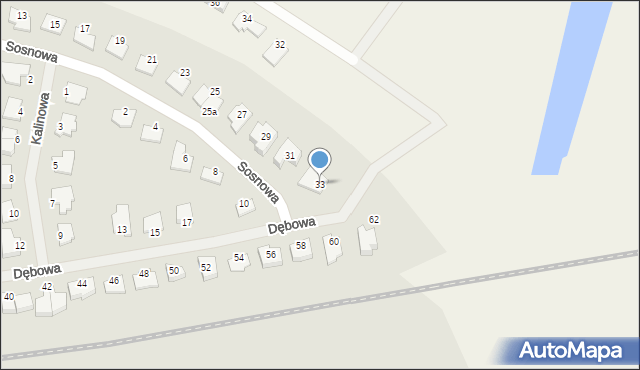 Bartoszyce, Sosnowa, 33, mapa Bartoszyce