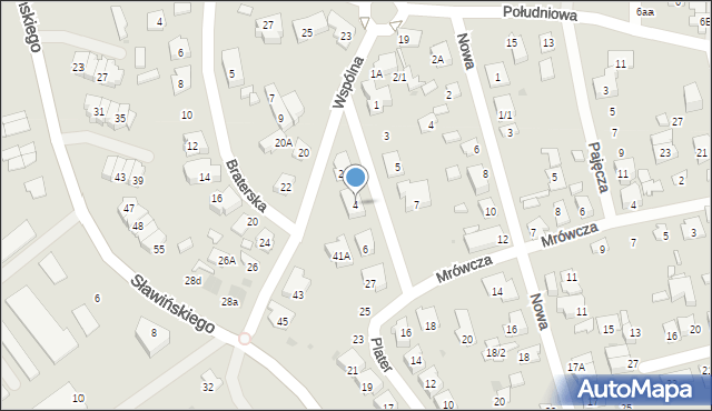 Białystok, Sowińskiego Józefa, gen., 4, mapa Białegostoku