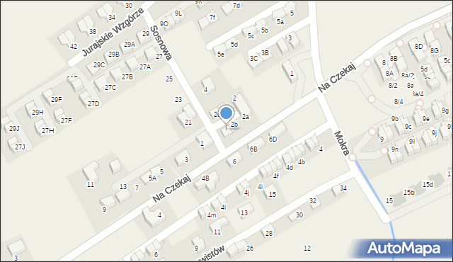 Bibice, Sosnowa, 2c, mapa Bibice