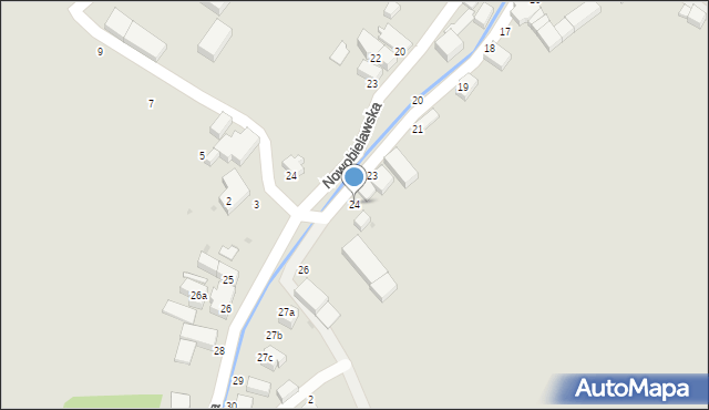 Bielawa, Sowia, 24, mapa Bielawa