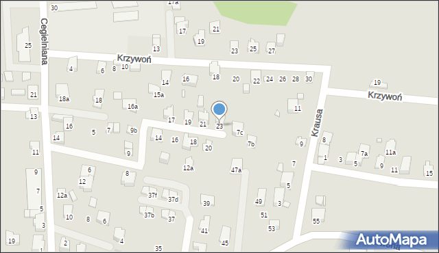 Bielsko-Biała, Sowińskiego Józefa, gen., 23, mapa Bielsko-Białej