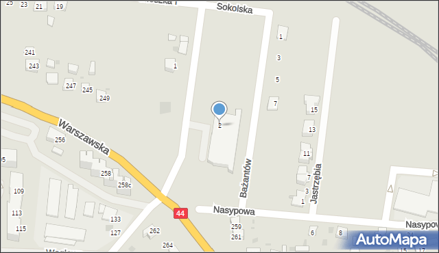 Bieruń, Solecka, 2, mapa Bieruń