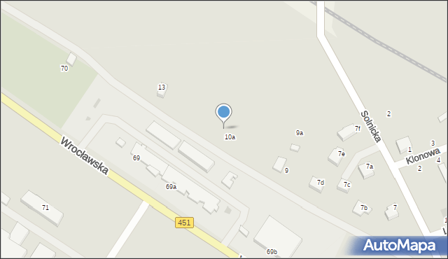 Bierutów, Solnicka, 11, mapa Bierutów