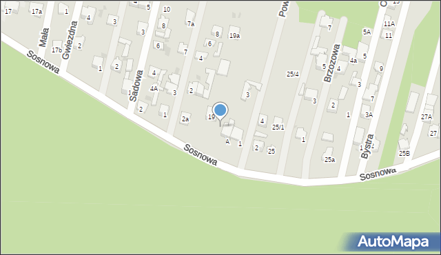 Blachownia, Sosnowa, 21, mapa Blachownia